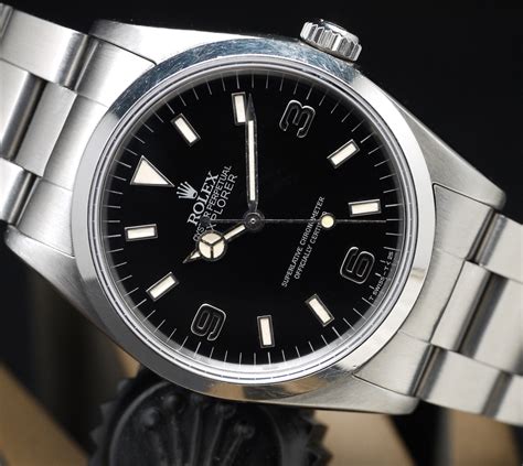 rolex explorer blackout for sale|Rolex explorer 39mm price.